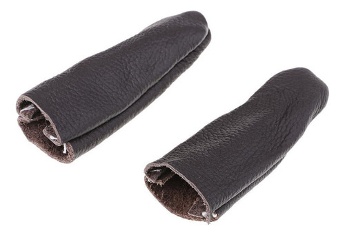 Aa 10 Piezas De Material Cuero Finger Coser Cunas Cubre Mano