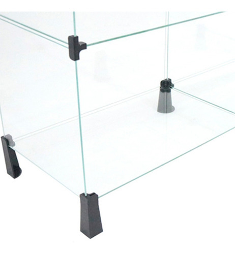 Mostrador de vidrio con caja de joyería 2.40 X 1.10 X 0.40 M