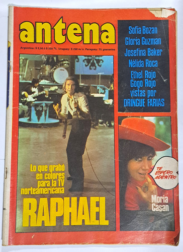 Antena / 1973 / N° 2181 / Moria Casan / Raphael