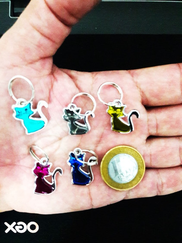 Pingentes Coloridos Para Gatos Com Resina 50 Pçs