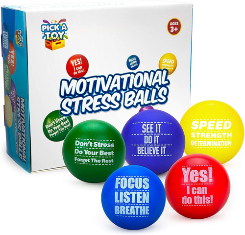  Motivational Stress Balls For Kids And Adults Pack Pro...