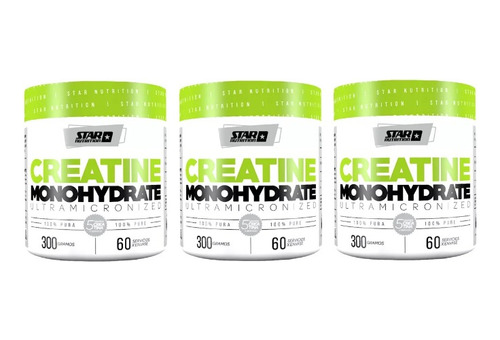 Creatine Monohydrate Star Nutrition 300g X3u