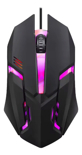 Kit Teclado E Mouse Gamer Led Rgb Com Fio Usb Anti-ghosting