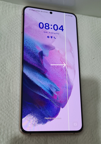 Samsung Galaxy S21 Plus 5g 256gb Lilás(com Linhas Verticais) (Usado)