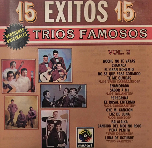 Cd Trios Famosos Vol2 Los Tres Caballeros Galantes Santos