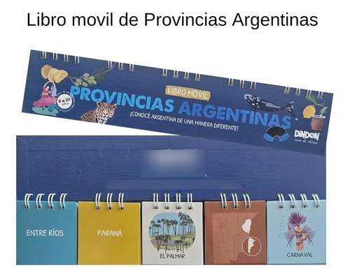 Libro Móvil De Provincias Argentinas Para Niños