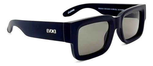 Óculos De Sol Evoke Lodown A12 Matte Black Fosco Lente Cinza