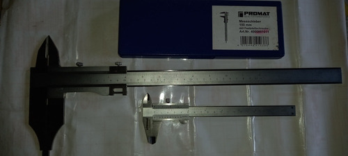 Imagen 2 de 5 de Calibrador Vernier 6 Y 12 Pulgadas Promat