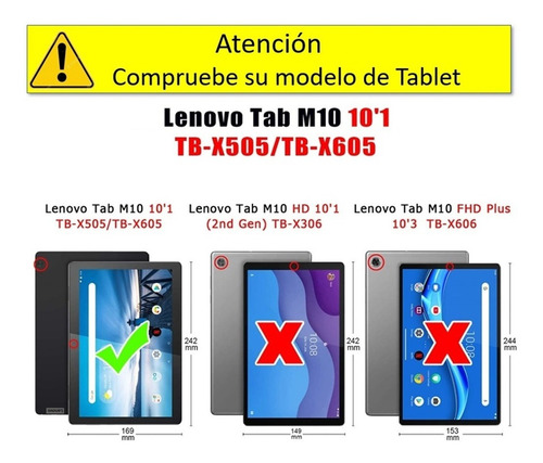 Mica Vidrio + Lapiz Tactil Para Lenovo Tab M10 10.1 Tb-x505f