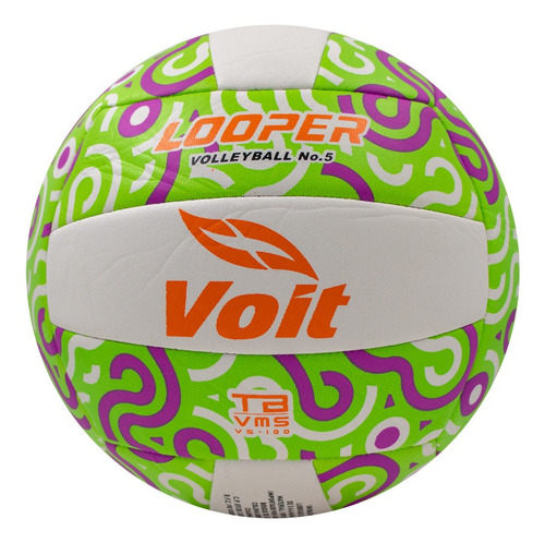 Balón Voleibol No.5 Looper Multicolor Morado, Verde O Azul Multicolor