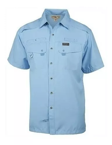Camisa Hook And Tackle Seacliff 2 Caballer Sky Blue M01006s
