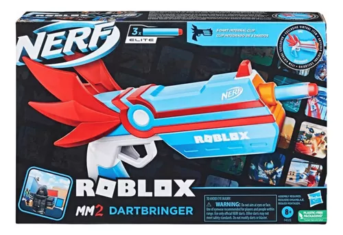 Lançador Dardos Nerf Roblox MM2 Dartbringer Hasbro - Lançadores de