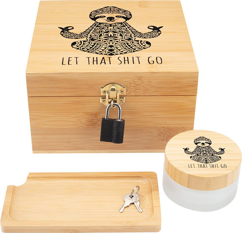 Set De Caja De Almacenamiento De Bambú Meditación De ...