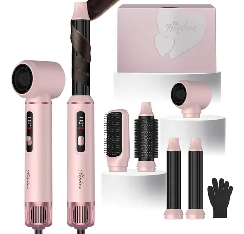 W Cepillo Moldeador De Aire Caliente Mybrand 5 En 1, 1000 Rosa