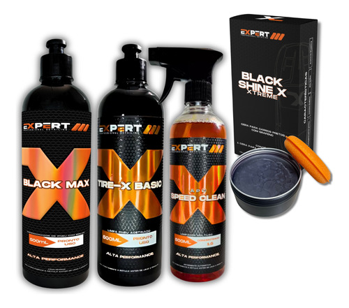 Kit Cuidados Automotivos Limpeza E Proteção Pneu Expert