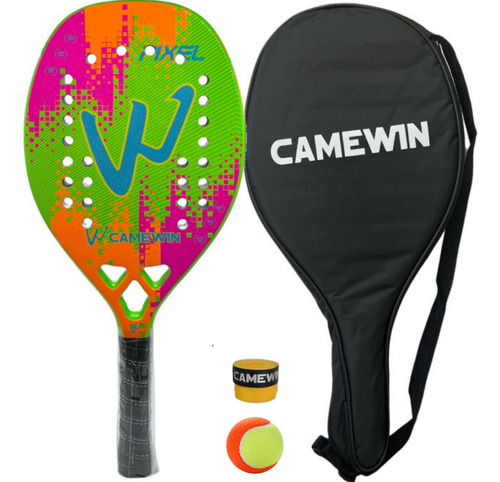 Raquete De Beach TĂȘnis Fibra De Carbono Camewin