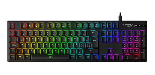 Teclado Gamer Hyperx Alloy Origins Qwerty Blue Inglés