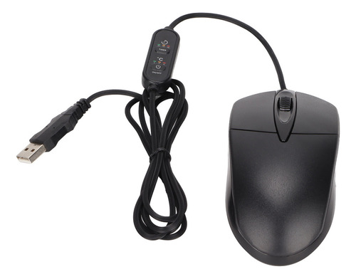 Aquecedor De Mouse Aquecido De 3 Níveis Ajustável Preto Ergo