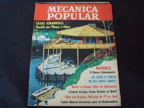 Revista Mecanica Popular (julio 1969) Casas Veraniegas