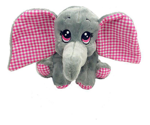 Elefante De Pelúcia 20 Cm Cinza