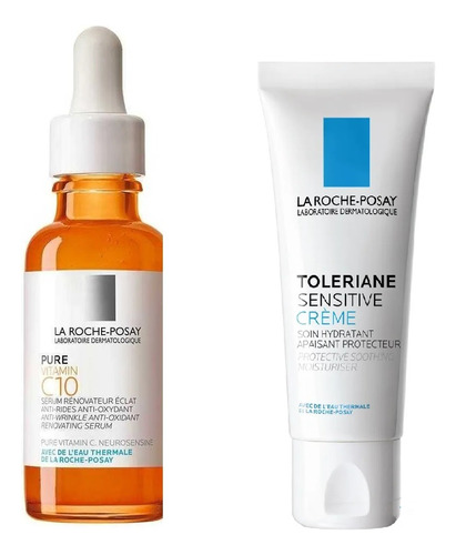 La Roche Posay Combo Antiage Vitamin C + Toleriane Sensitive