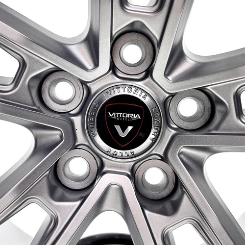 Jg Rodas Vittoria Wheels Leds Aro 19x8,5/9,5 Prata Seminova (Usado)