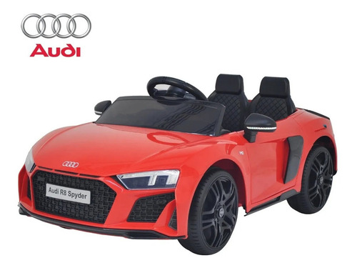 Mini Carro Elétrico Audi R8 Infantil C Controle 12v Vermelho