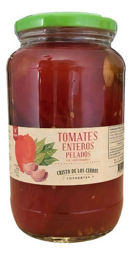 Tomate Perita Entero Cristo De Los Cerros 600 G
