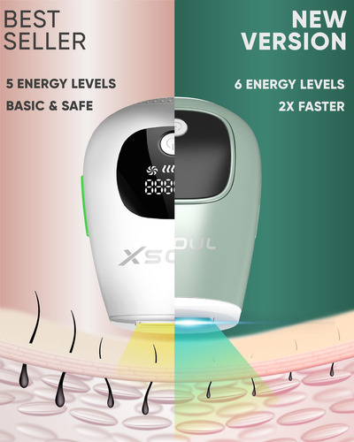 Depilação Ipl Xsoul At-home Permanent 999.999 Flashes