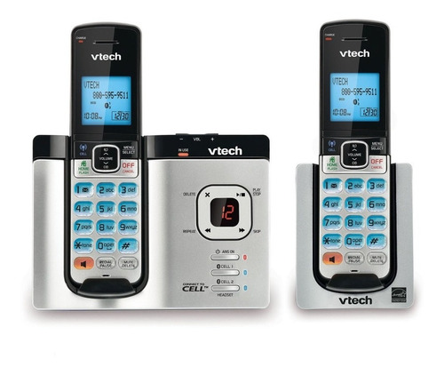 Vtech Ds6621-2 Dect 6.0 Teléfono Inalámbrico Con Bluetooth