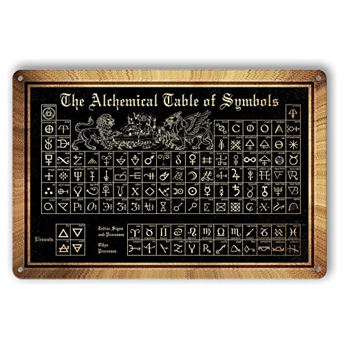 El Cartel Alchemist Alchemy Tin Sign La Tabla T3qw4