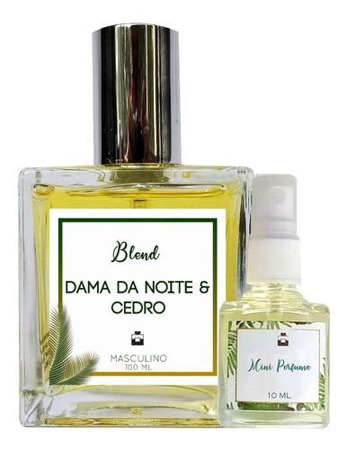 Perfume Dama Da Noite & Cedro 100ml Masculino + Presente