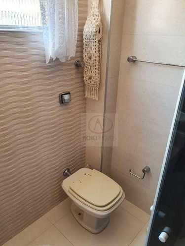Imagem 11 de 19 de Apartamento Com 2 Dormitórios, 2 Banheiros E 1 Vaga Fechada À Venda, 80 M² Por R$ 375.000 - Marapé - Santos/sp - Ap10725