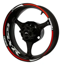 Comprar Stickers Para Rines De Motos Suzuki: Reflejante \u002F Neon