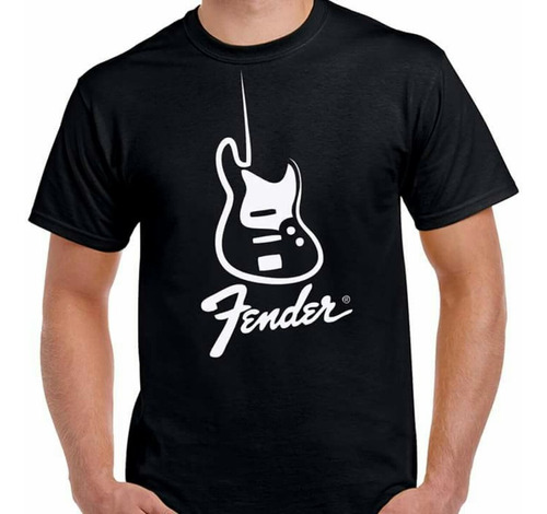 Imagen 1 de 5 de Remeras Logo Fender