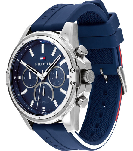 Reloj Tommy Hilfiger Mason 1791791 De Acero Inox. P/hombre