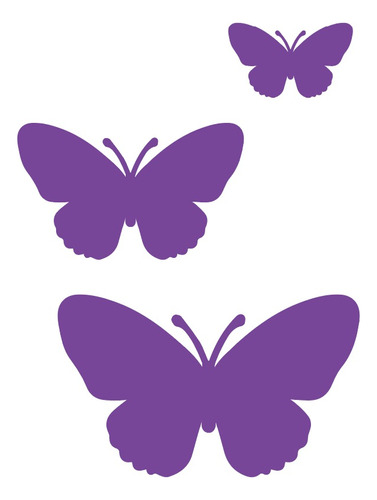 50 Mariposas Adhesivas Sticker Selecciona Color