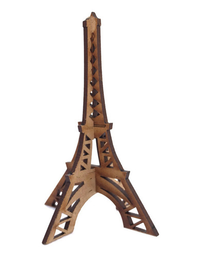 100 Souvenir Madera Fibrofacil L2 Torre Eiffel Mod 2