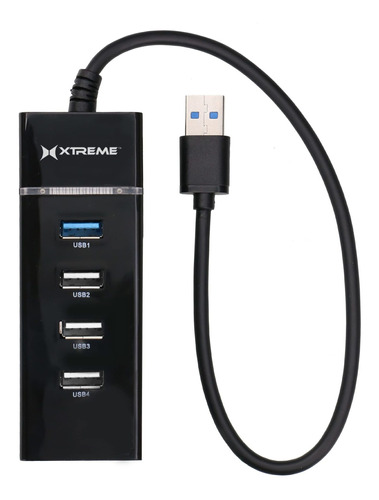 Hub Usb 3.0 Alta Velocidad 4 Puerto Funciona Laptops Soporta