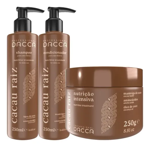 Cacau Raiz Shampoo Condicionador Nutrição Leave-in Dacca Professional - Miniatura 2