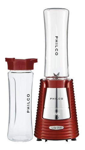 Liquidificador Philco Fit Retrô 4 Lâminas Vermelho 110v