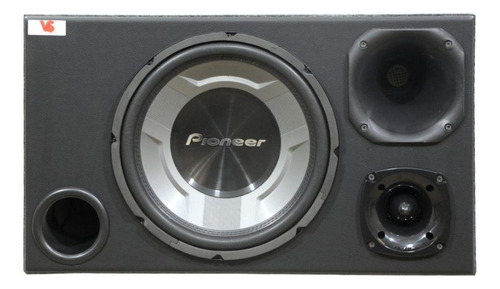 Caixa Som Trio Subwoofer Pioneer 12' + 1 Driver + 1 Tweeter