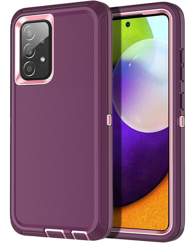 Funda Para Samsung Galaxy A52 5g - Violeta/rosa