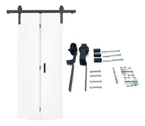 Comprar Puerta Granero Plegable Melamina Kit 90x2.10 - Tecno Placas