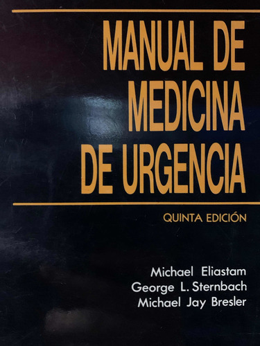 Manual De Medicina De Urgencia - 5a Edición