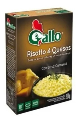 Risotto 4 Quesos Gallo Caja X 240 G