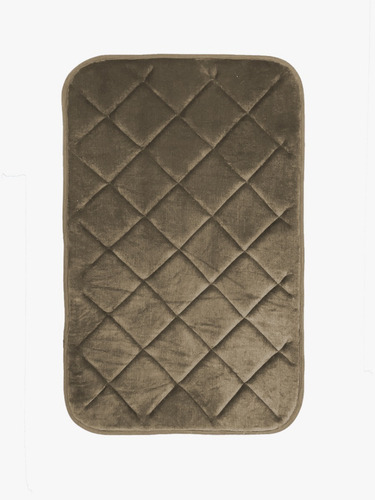 Tapete Baño Ultra Suave Alfombra Baño Absorbente Memory Foam Color Beige