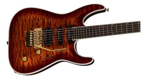 Guitarra Jackson Pro Plus Soloist Sla3q Amber Tiger Eye