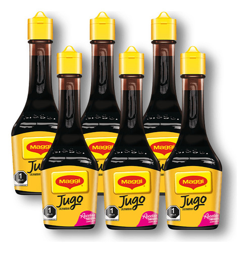 Jugo Sazonador Salsa Maggi Con 6 Piezas De 100ml C/u