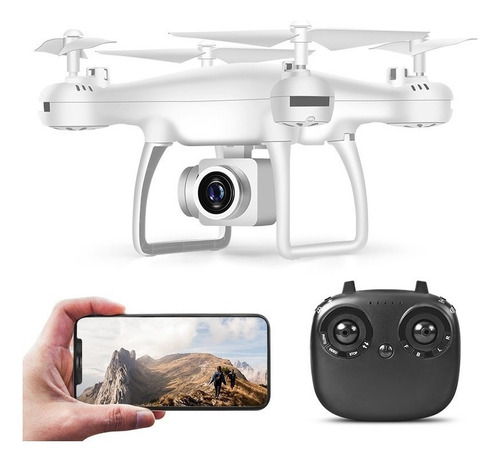 Drone 8s Con Cámara Hd De 1080p Blanco De Larga Duración [u]